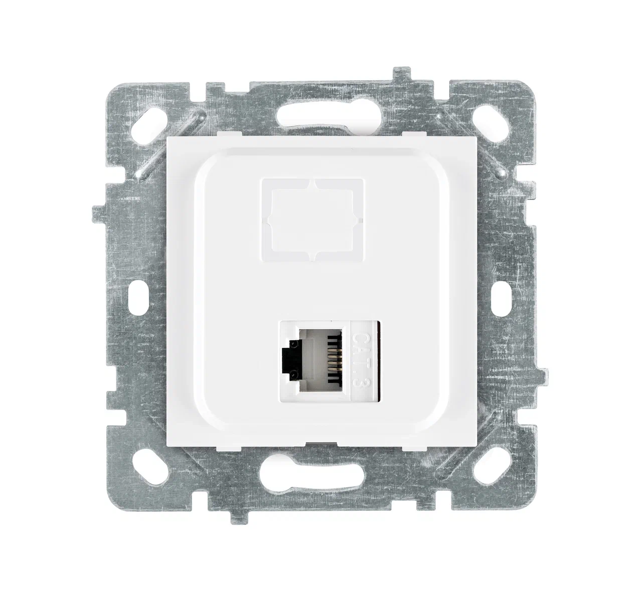 1-fach Netzwerkdose Cat 5 (RJ45) Weiß · SELENE