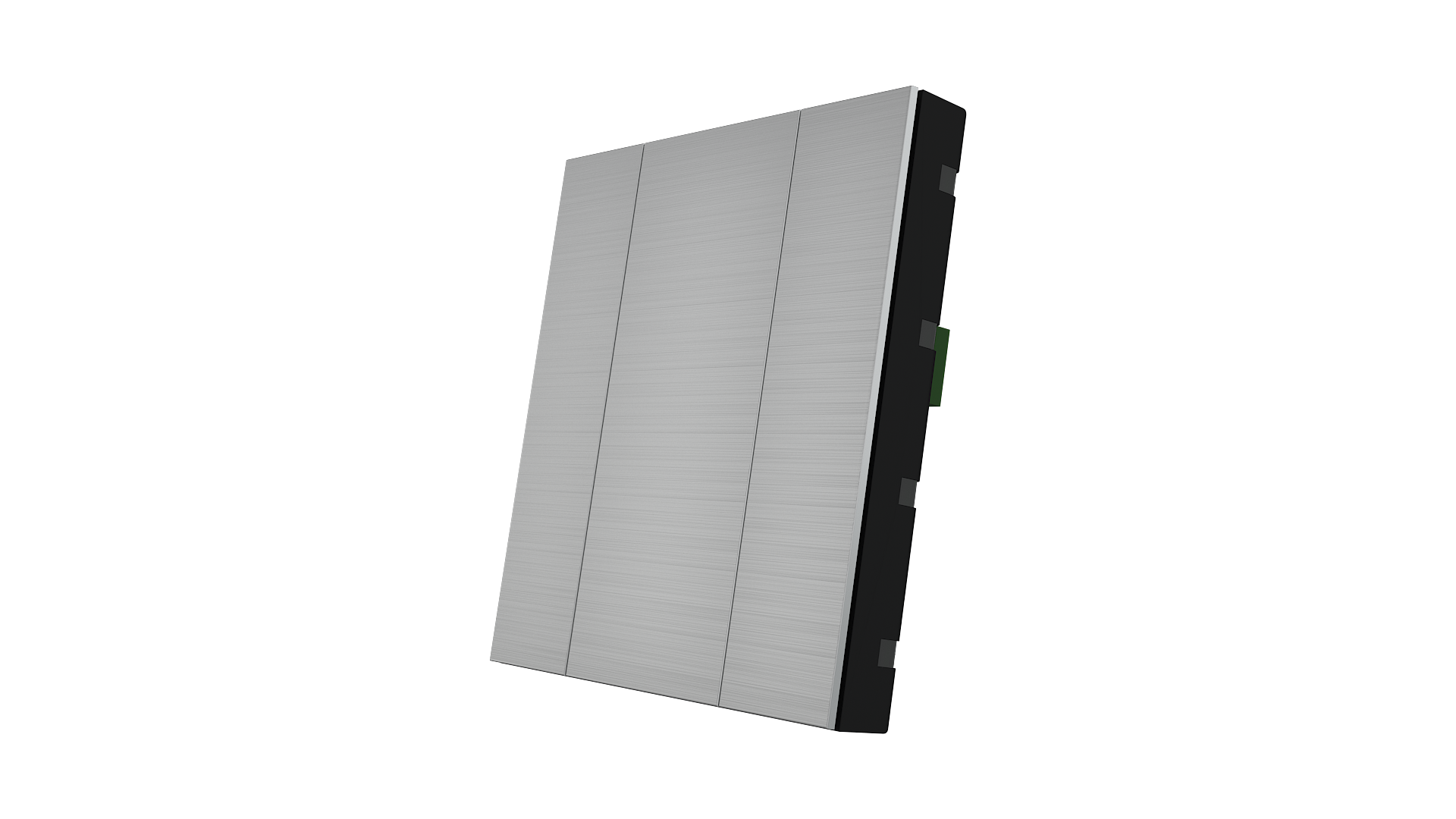 KNX Taster iSwitch+ Aluminium Natur 2 Tasten KNX Taster iSwitch+ Aluminium Natur 2 Tasten