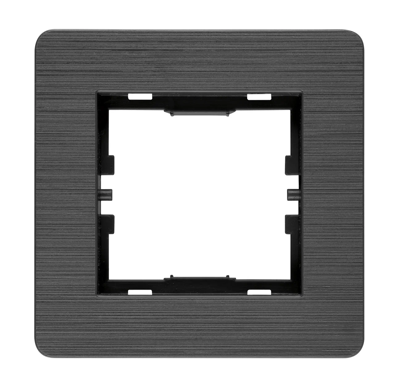 1fach Rahmen gebürstet Anthrazit - SELENE Schalterserie