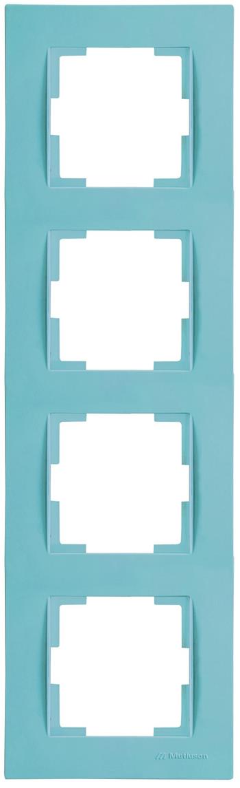4 fach Rahmen vertikal Blau (RITA Pastell Farben) 4 fach Rahmen vertikal Blau (RITA Pastell Farben)