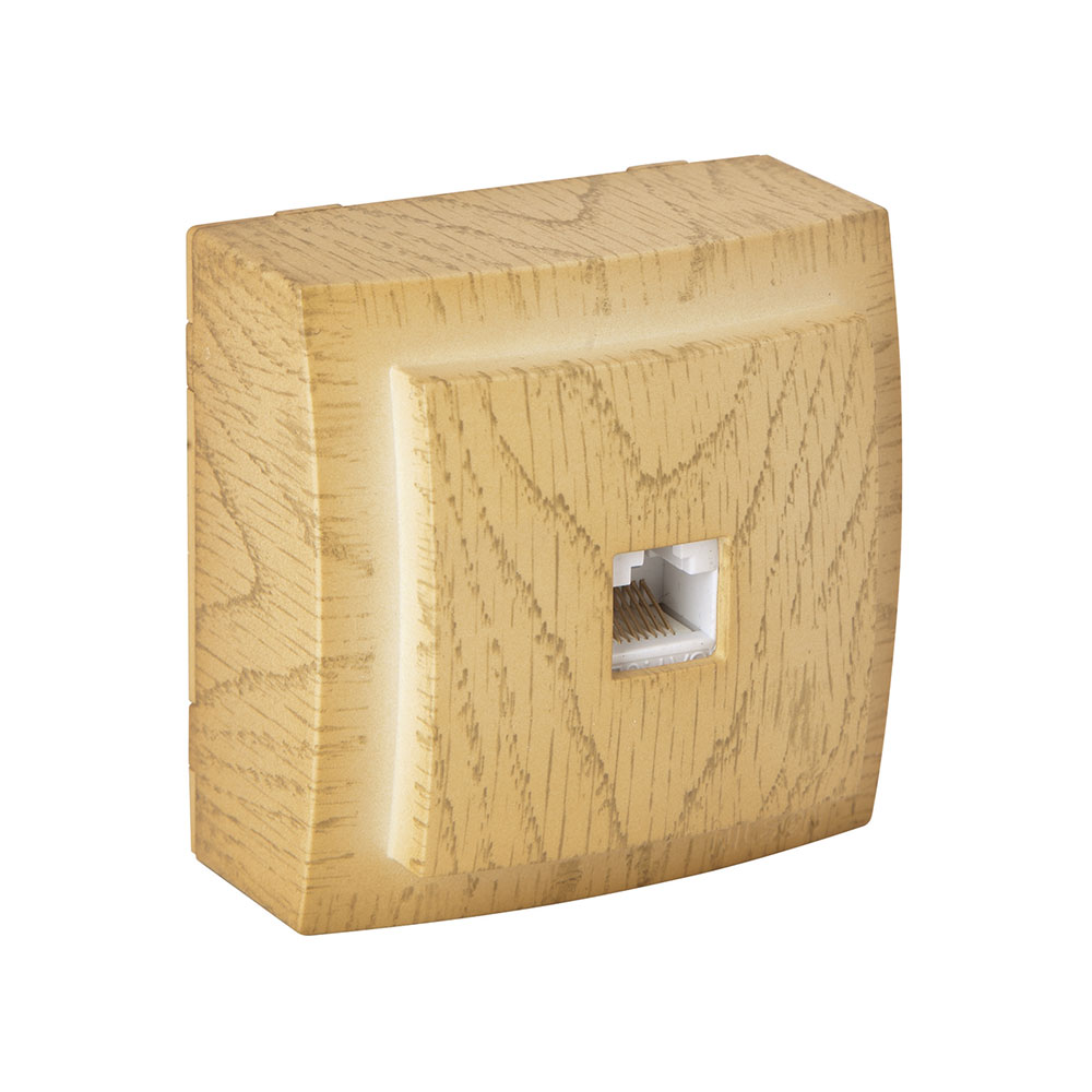 Netzwerkdose CAT5 Ahorn · THEMIS Netzwerkdose CAT5 Ahorn · THEMIS