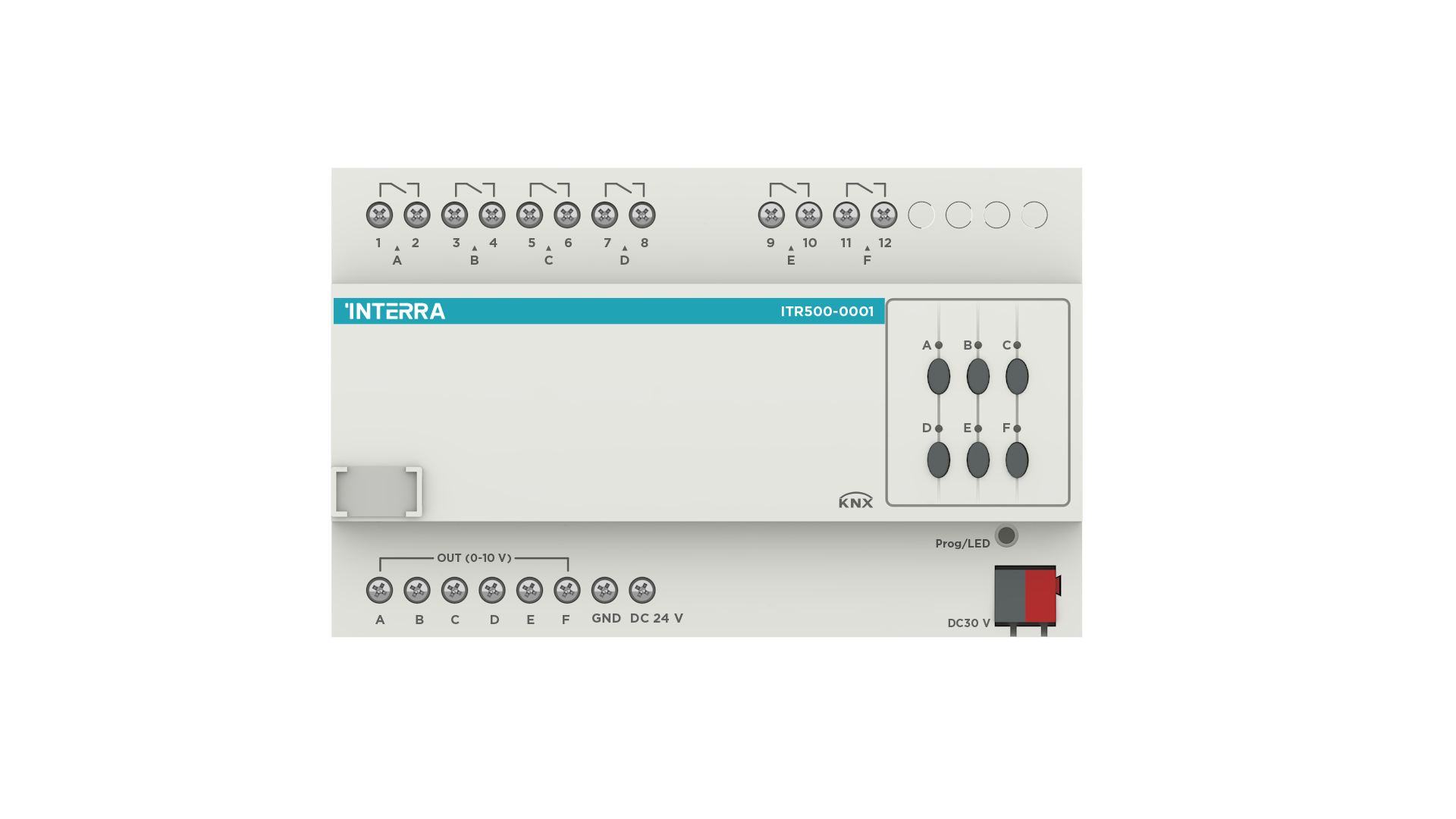 KNX Ballast Controller - 6 Ch (0/1-10V DC)