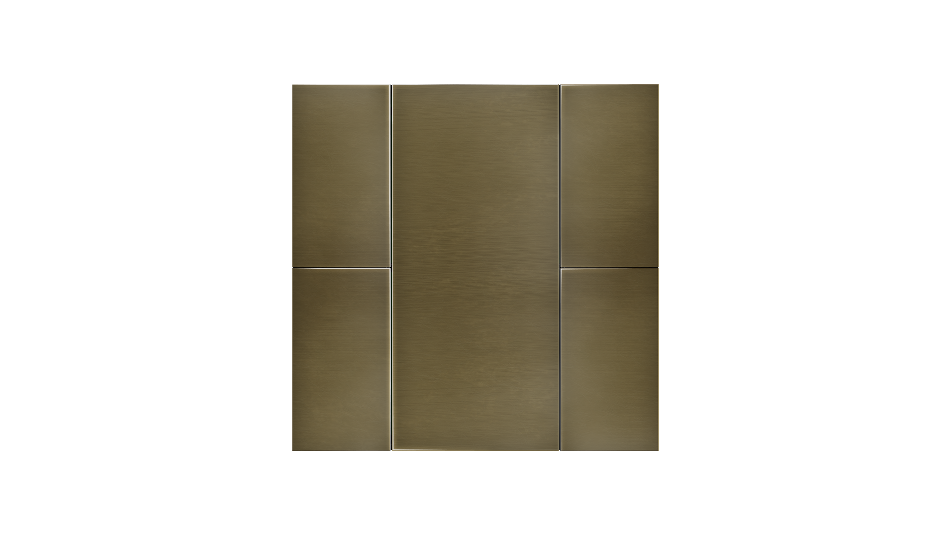 KNX Taster iSwitch · Edelstahl Antik Bronze