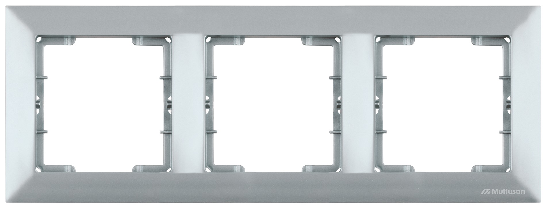 3 fach Rahmen horizontal Silber (CANDELA Metall Optik) 3 fach Rahmen horizontal Silber (CANDELA Metall Optik)