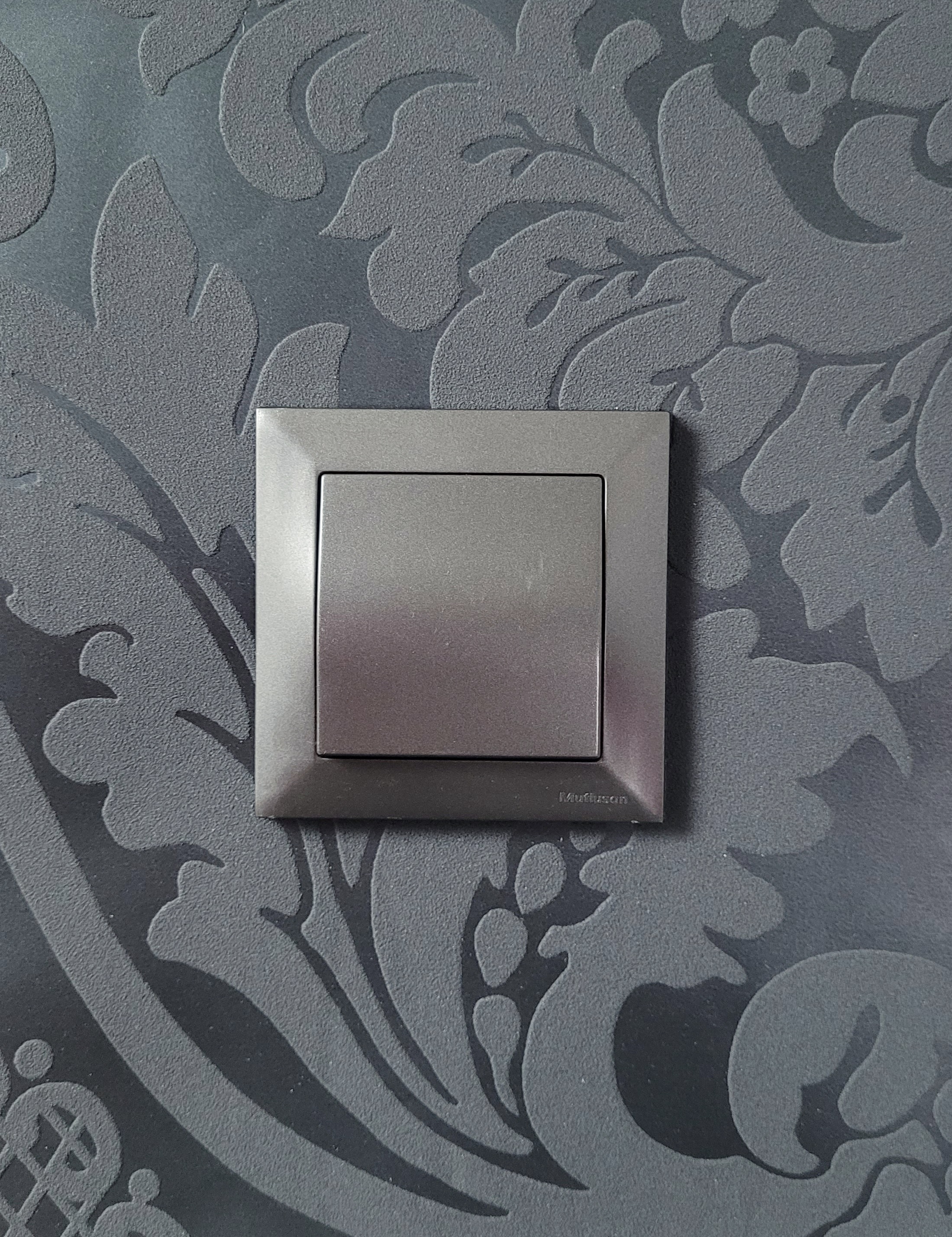 Sparset 36x Wechselschalter Anthrazit  Metall Optik CANDELA Standard