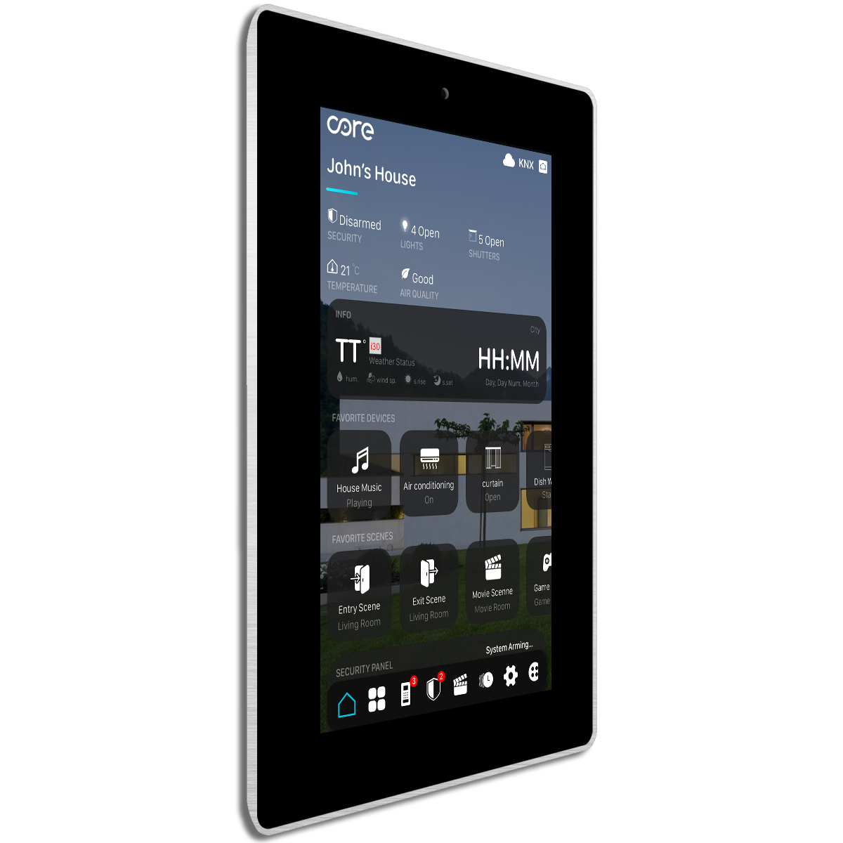 7" Eclipse KNX (Aluminium) 7" Eclipse KNX (Aluminium)
