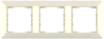 3 fach Rahmen horizontal Creme (CANDELA Standard) 3 fach Rahmen horizontal Creme (CANDELA Standard)