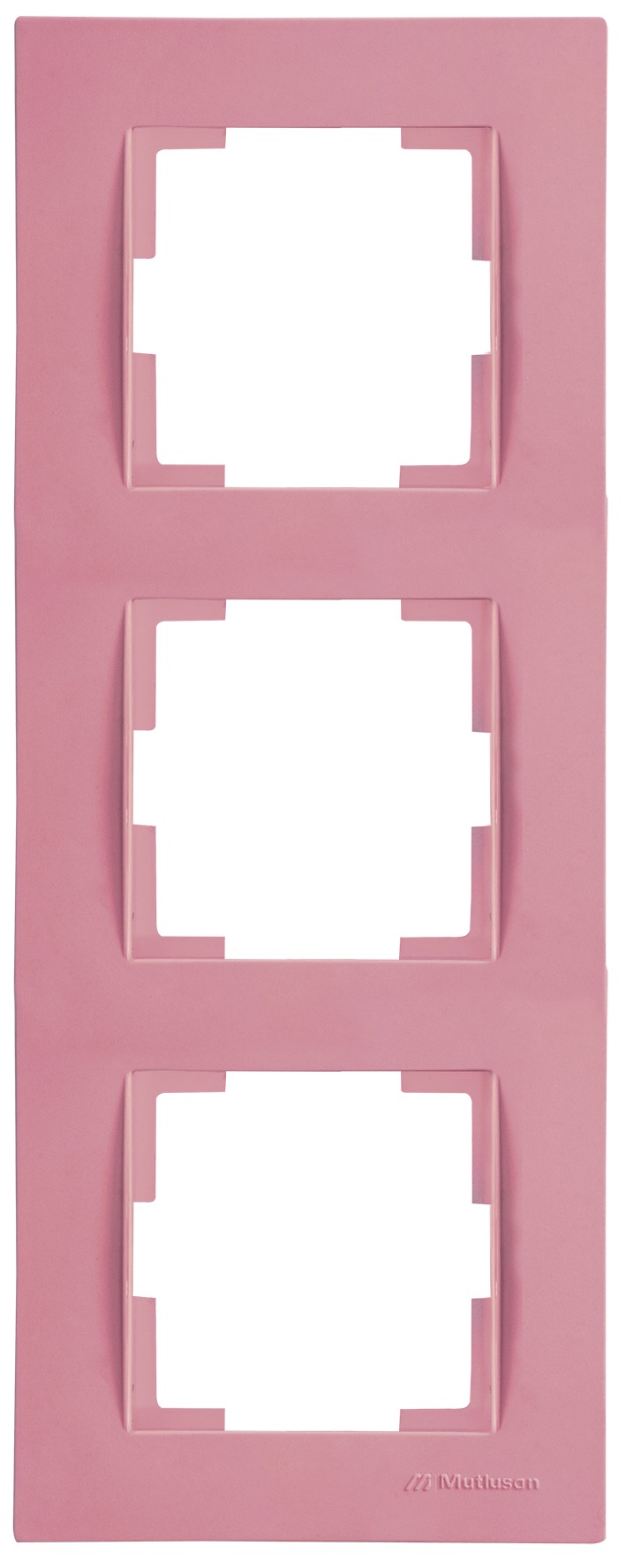3 fach Rahmen vertikal Pink / Rosa (RITA Pastell Farben)