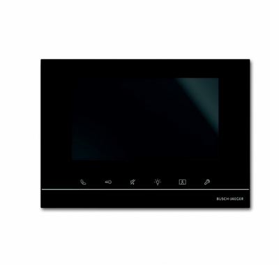 7" Busch Home Panel Schwarz