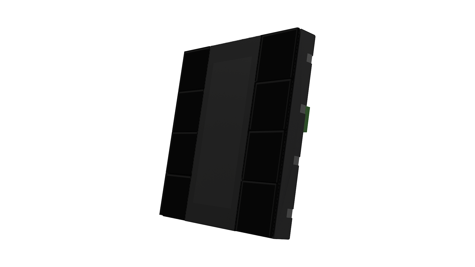 KNX Raumtemperatursensor iSwitch+ Schwarz 8 Tasten