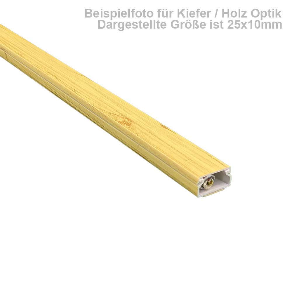 Kabelkanal Kiefer / Fichte - 2x1m 12X12X2000mm Kiefer / Fichte- 2x1m