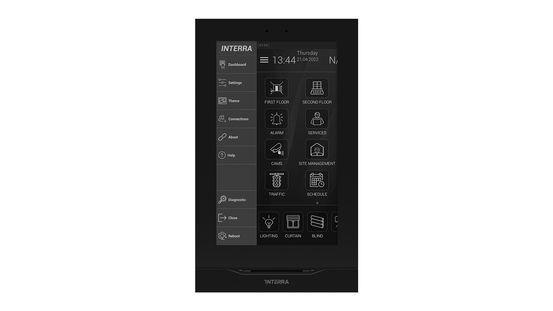 7" INTERRA i7+ KNX Touch Panel