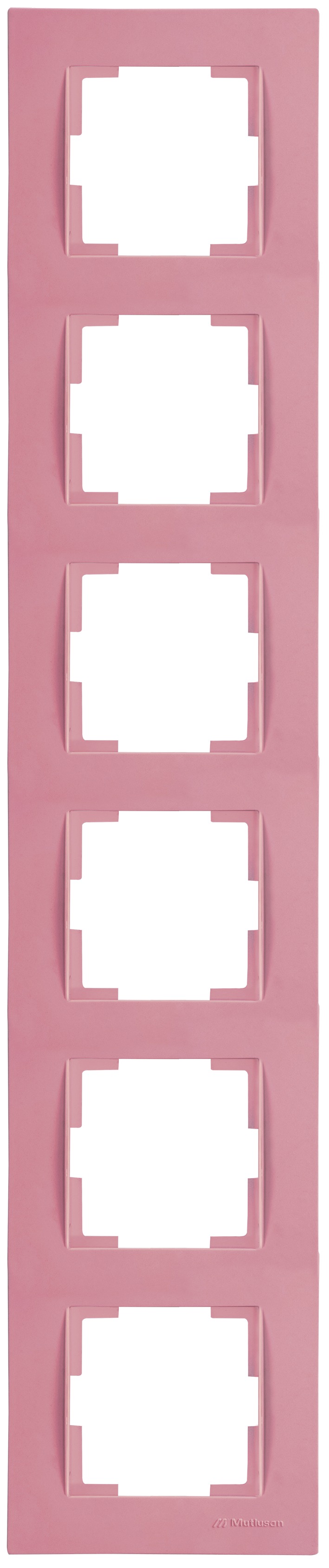 6 fach Rahmen vertikal Pink / Rosa (RITA Pastell Farben)