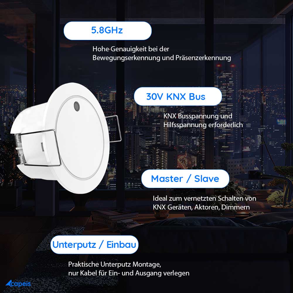 KNX Präsenzmelder Radar MMW