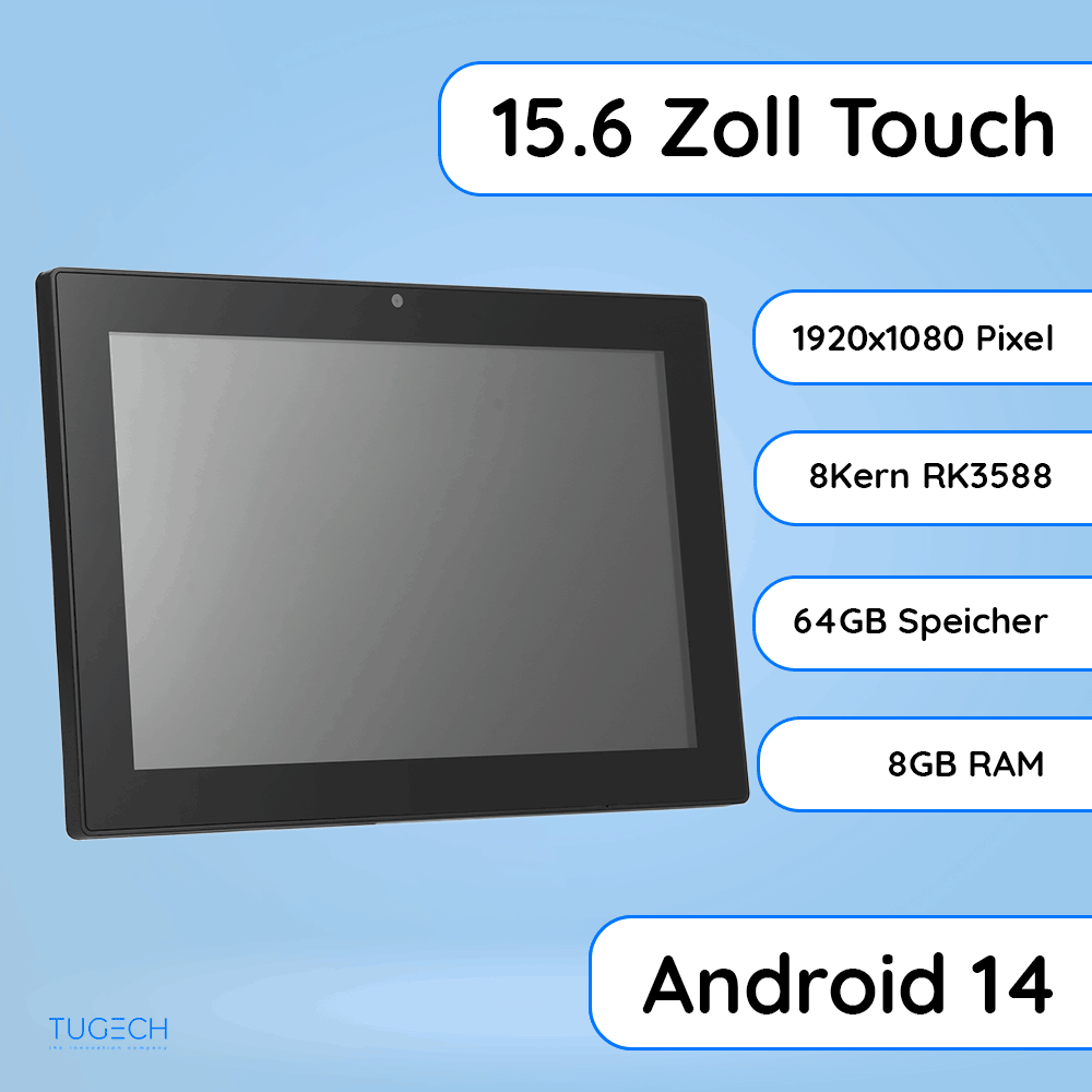 15.6 Zoll ANDROID 14 Panel