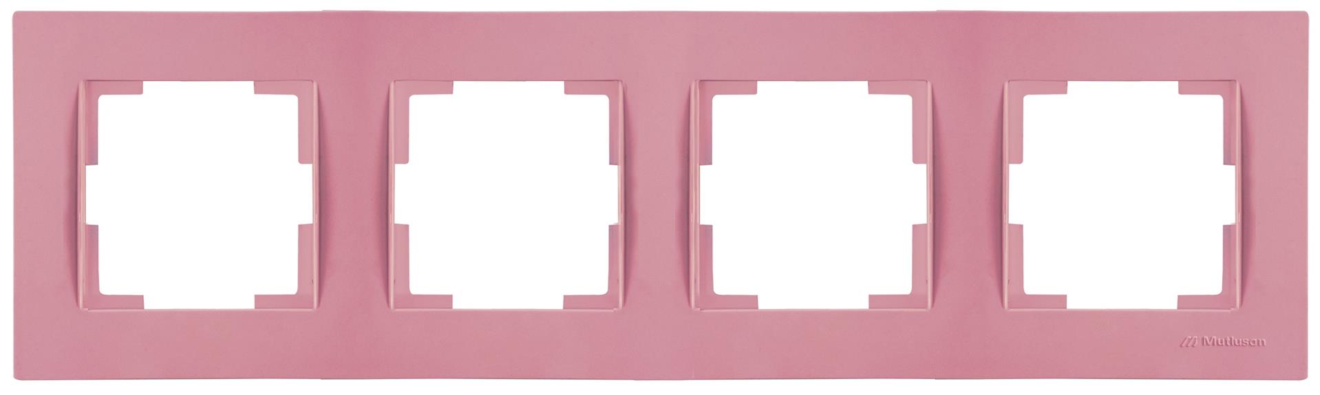 4 fach Rahmen horizontal Pink / Rosa (RITA Pastell Farben) 4 fach Rahmen horizontal Pink / Rosa (RITA Pastell Farben)