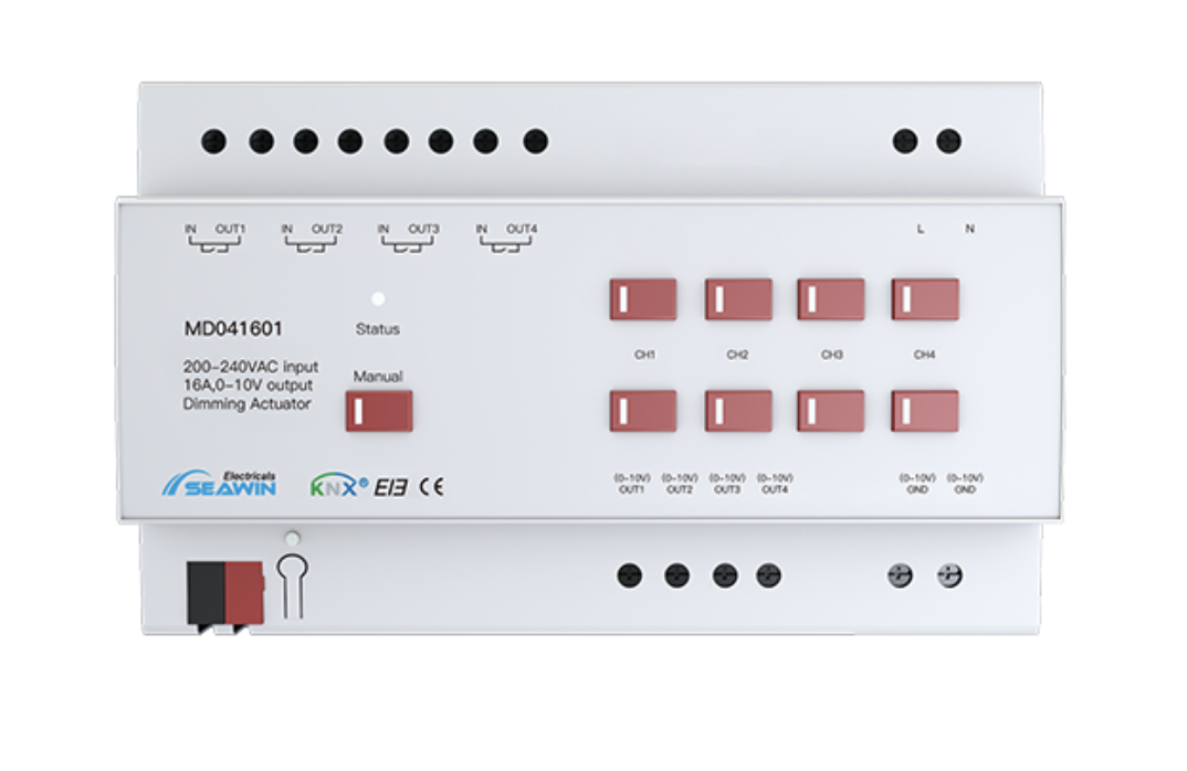 4 fach KNX Dimmaktor 0-10V