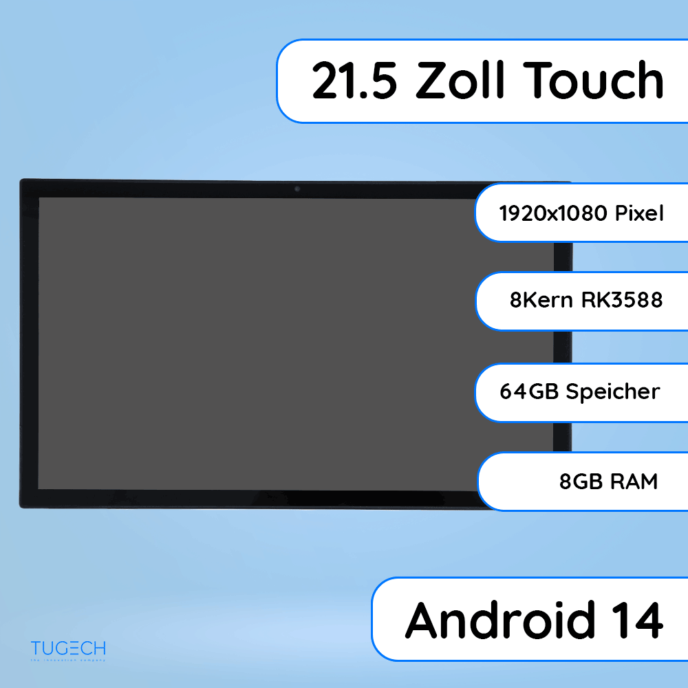 21.5 Zoll ANDROID 14 Panel 21.5 Zoll ANDROID 14 Panel