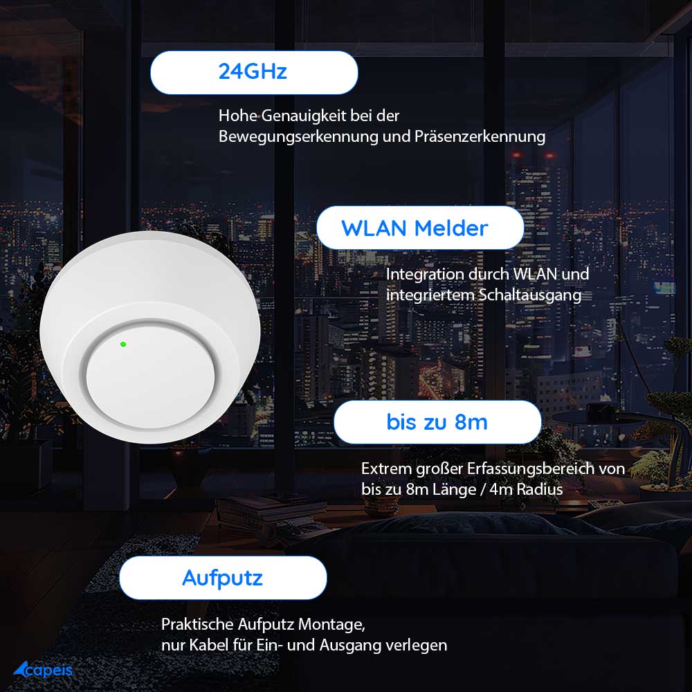 Zigbee / TUYA Radar Bewegungsmelder
