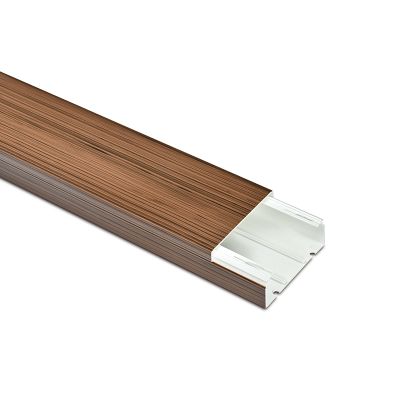 25x25 mm Kabelkanal Braun Dunkel zum Schrauben 2x 1m