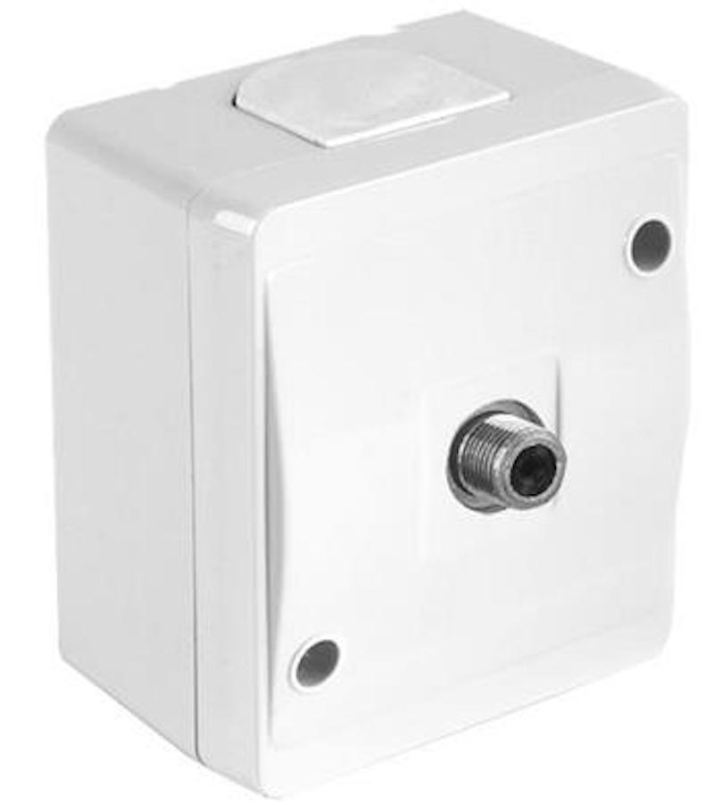 SAT Durchgangsdose weiß · Nemliyer IP44 SAT Durchgangsdose weiß · Nemliyer IP44