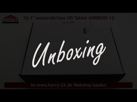 10.1" wasserdichtes HD Tablet ANDROID 12