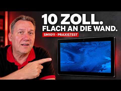 10" Smart Einbaupanel Android 13 | PoE, 4 GB / 32 GB, Schwarz