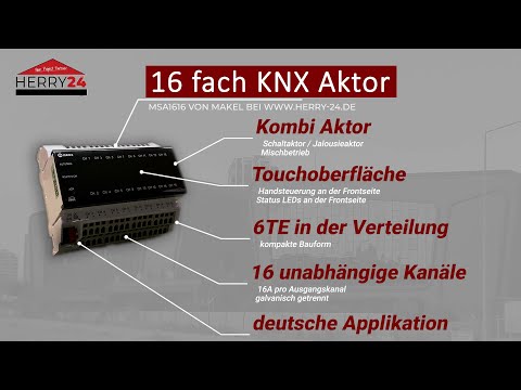 16 fach KNX Kombi Aktor