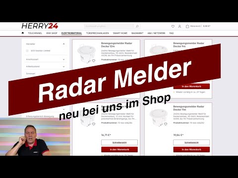 Bewegungsmelder Radar Decke 12m