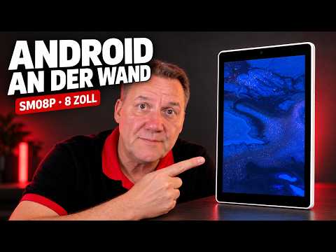 8" Smart Einbaupanel Android 13 | PoE