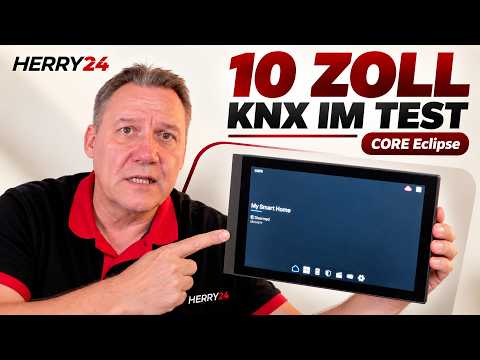 10 Zoll KNX Panel "Eclipse" Obsidien Black