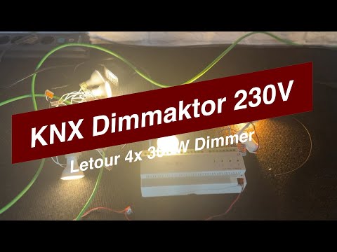 4 fach KNX Dimmaktor 300W