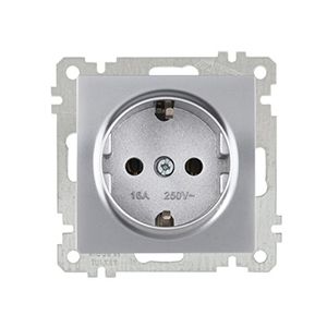 Schalterserie Unterputz – Silber