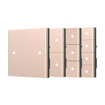LETOUR KNX Touch-Taster mit Display, Ansicht des Bedienpanels